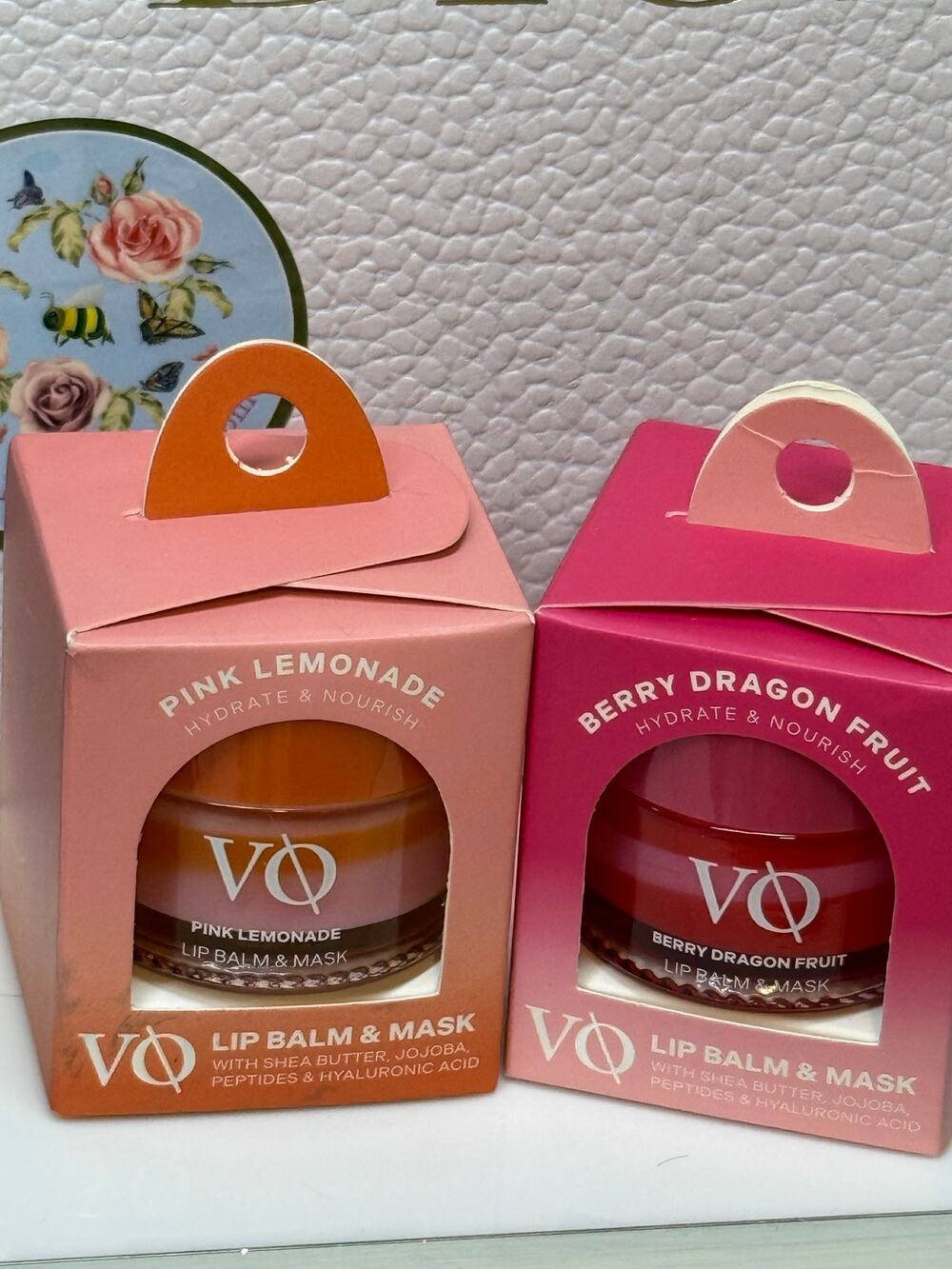 Vitamasque 2 Pc BUNDLE - Lip Balm - Berry Dragon Fruit & Pink Lemonade - .42 ea